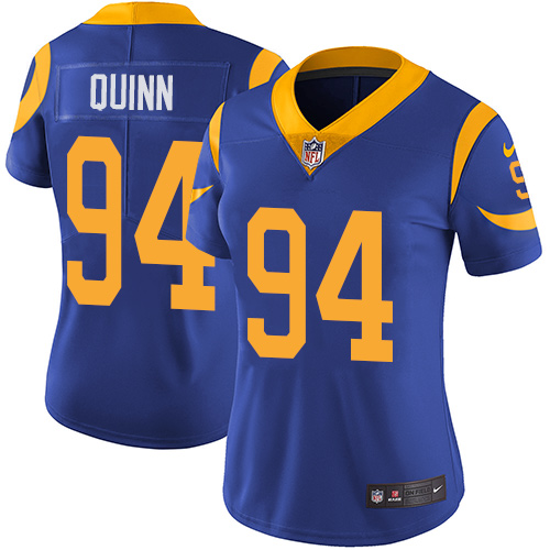 Nike Rams #94 Robert Quinn Royal Blue Alternate Women's Stitched NFL Vapor Untouchable Limited Jersey